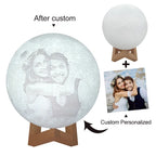 3D Printing Moon Lamp Personalized Photo Text
