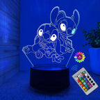 Stitch 3D Illusion Night Light
