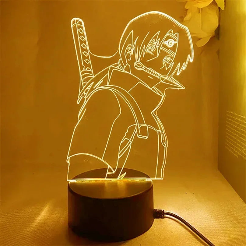 Naruto Characters 3D LED Lights