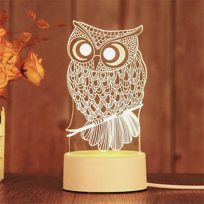 Love Heart Decorative Night Light LED