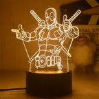 Avengers 3D LED Light Lamp Action