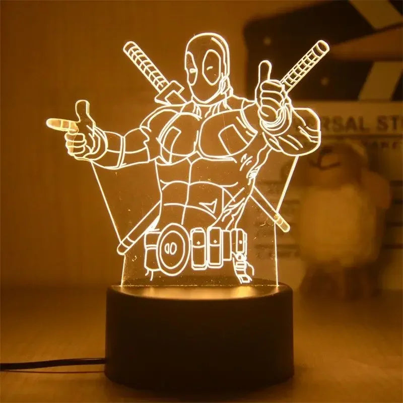 Avengers 3D LED Light Lamp Action