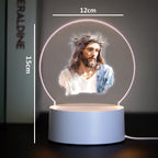 Religion 3D Night Light For Home Room Decoration