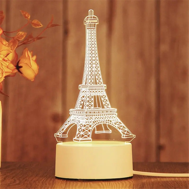 Love Heart Decorative Night Light LED