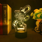 Chainsaw Man 3d Led Light Lamp