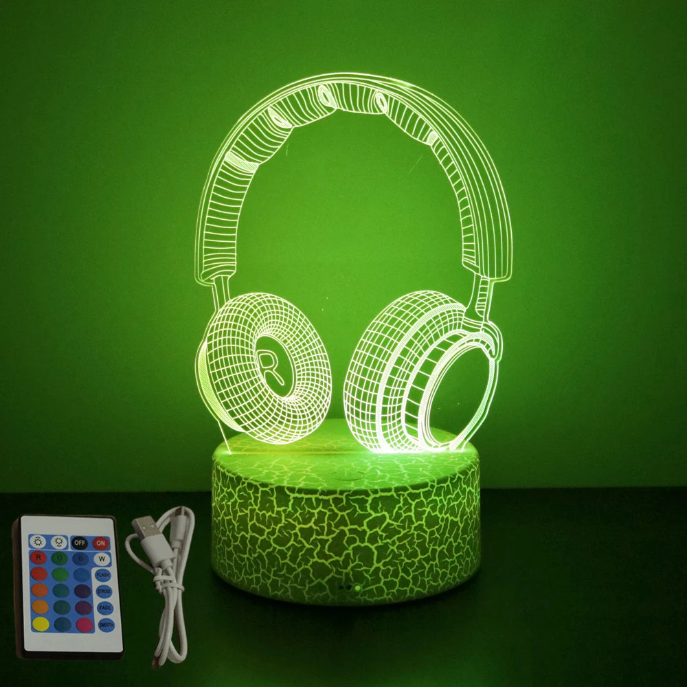 NEON GAMER 3D Lamp LED Night Light