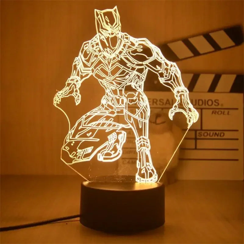 Avengers 3D LED Light Lamp Action