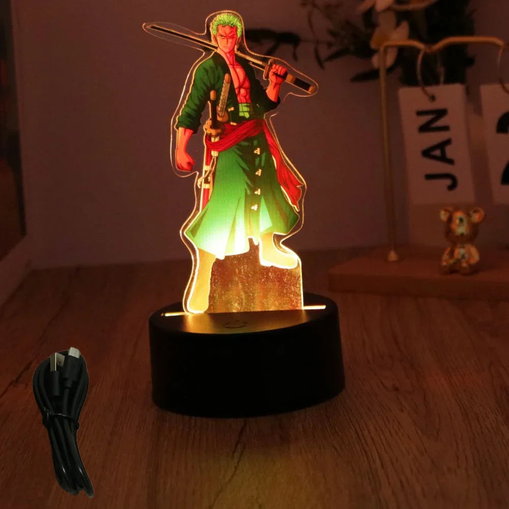 One Piece  Anime Figures 3D Lamp