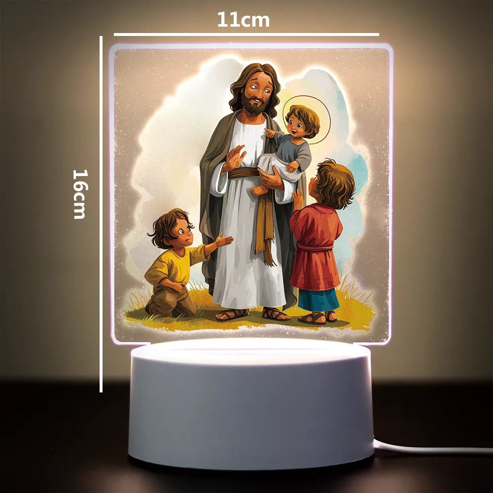 Religion 3D Night Light For Home Room Decoration