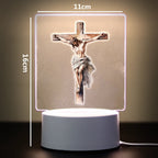 Religion 3D Night Light For Home Room Decoration