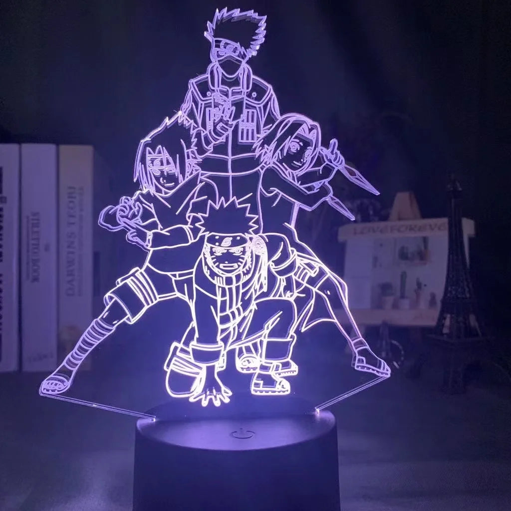 Naruto 3D Led light decoration