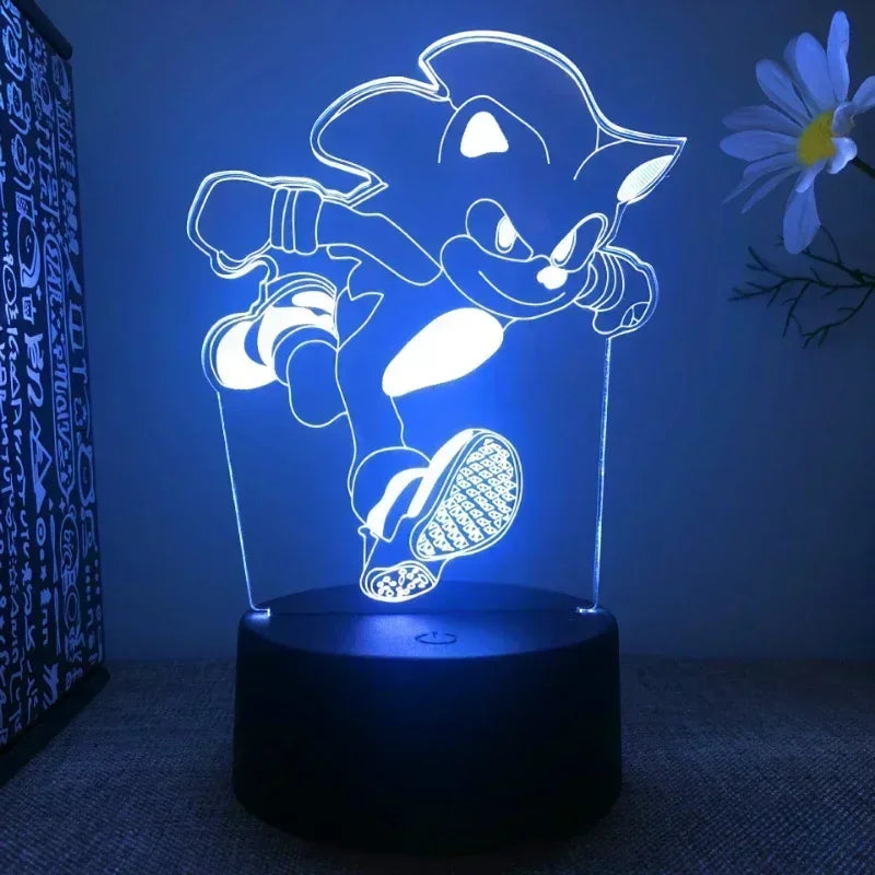 Sonic 3D Night Light LED