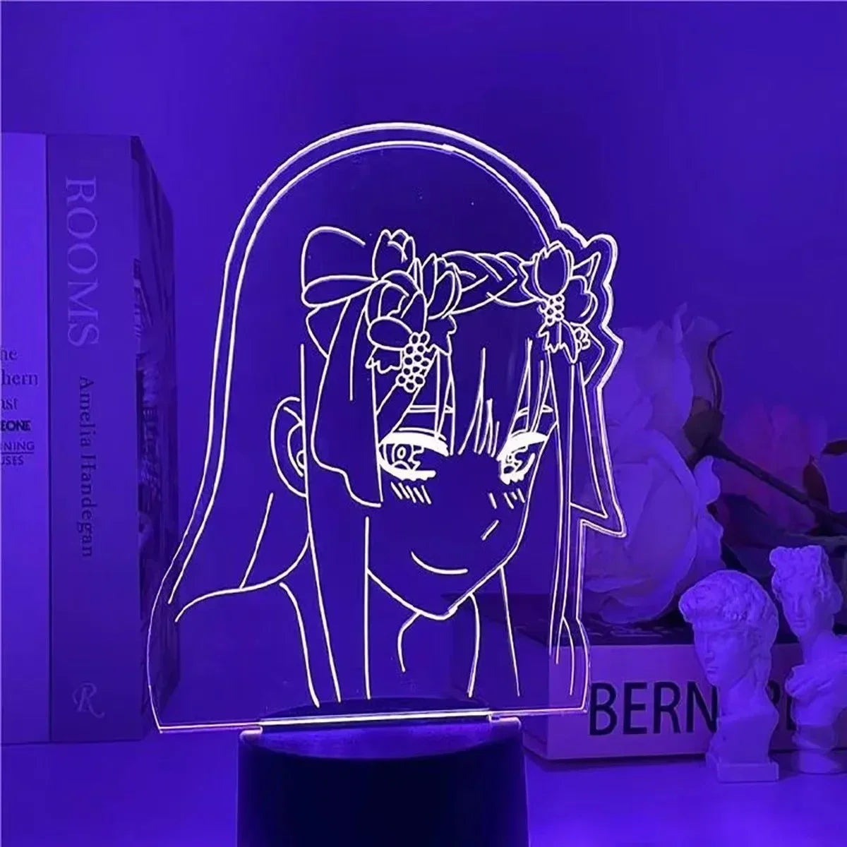 Anime Lamp Zero Two Figure