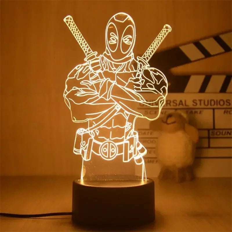 Avengers 3D LED Light Lamp Action