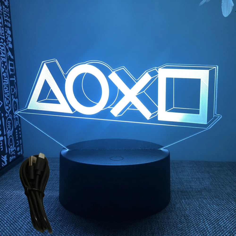 NEON GAMER 3D Lamp LED Night Light