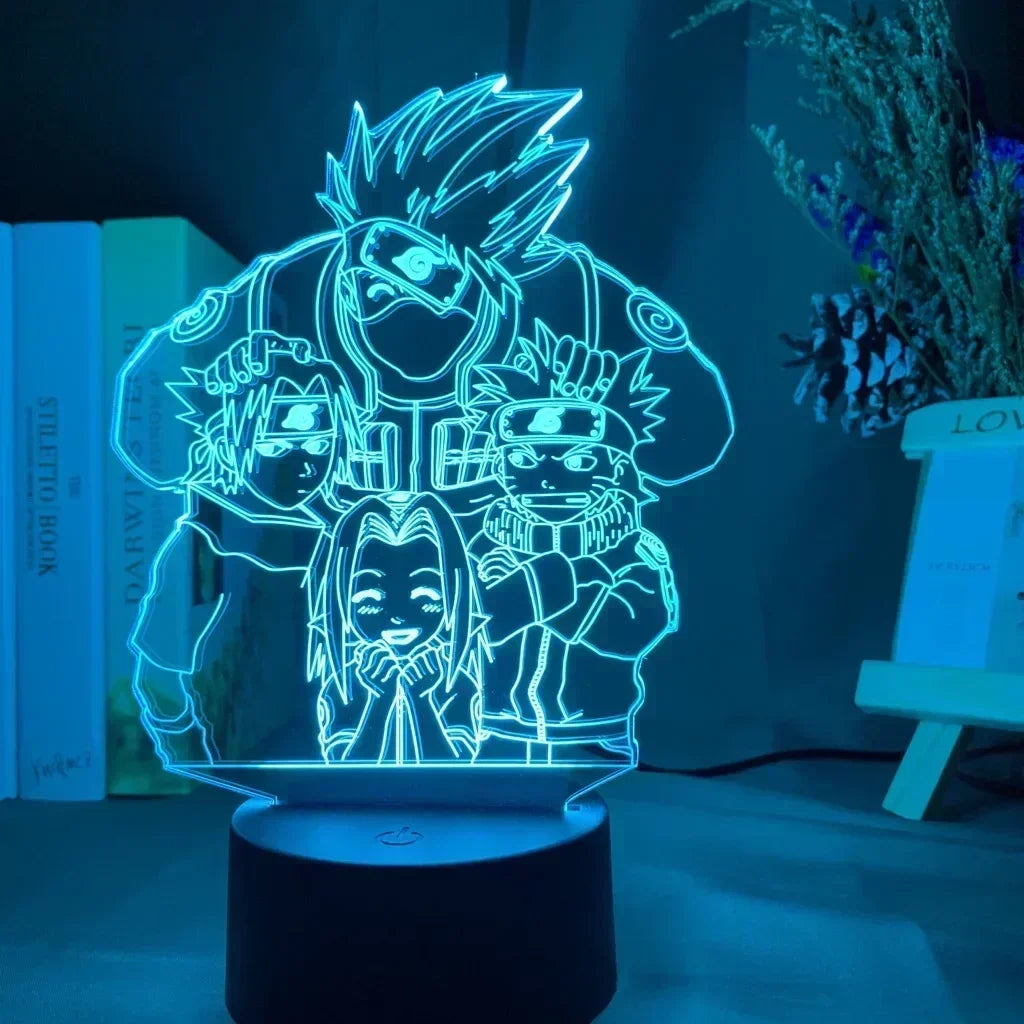 Naruto Characters 3D LED Lights