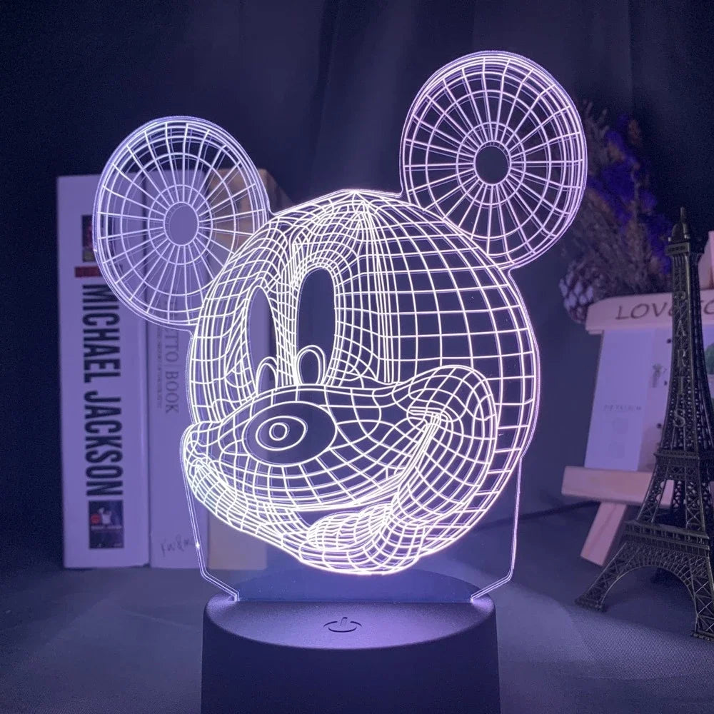 Mickey Mouse 3D Illusion Lamp