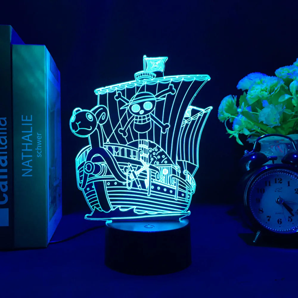 One Piece 3D illusion lamp