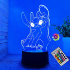 Stitch 3D Illusion Night Light