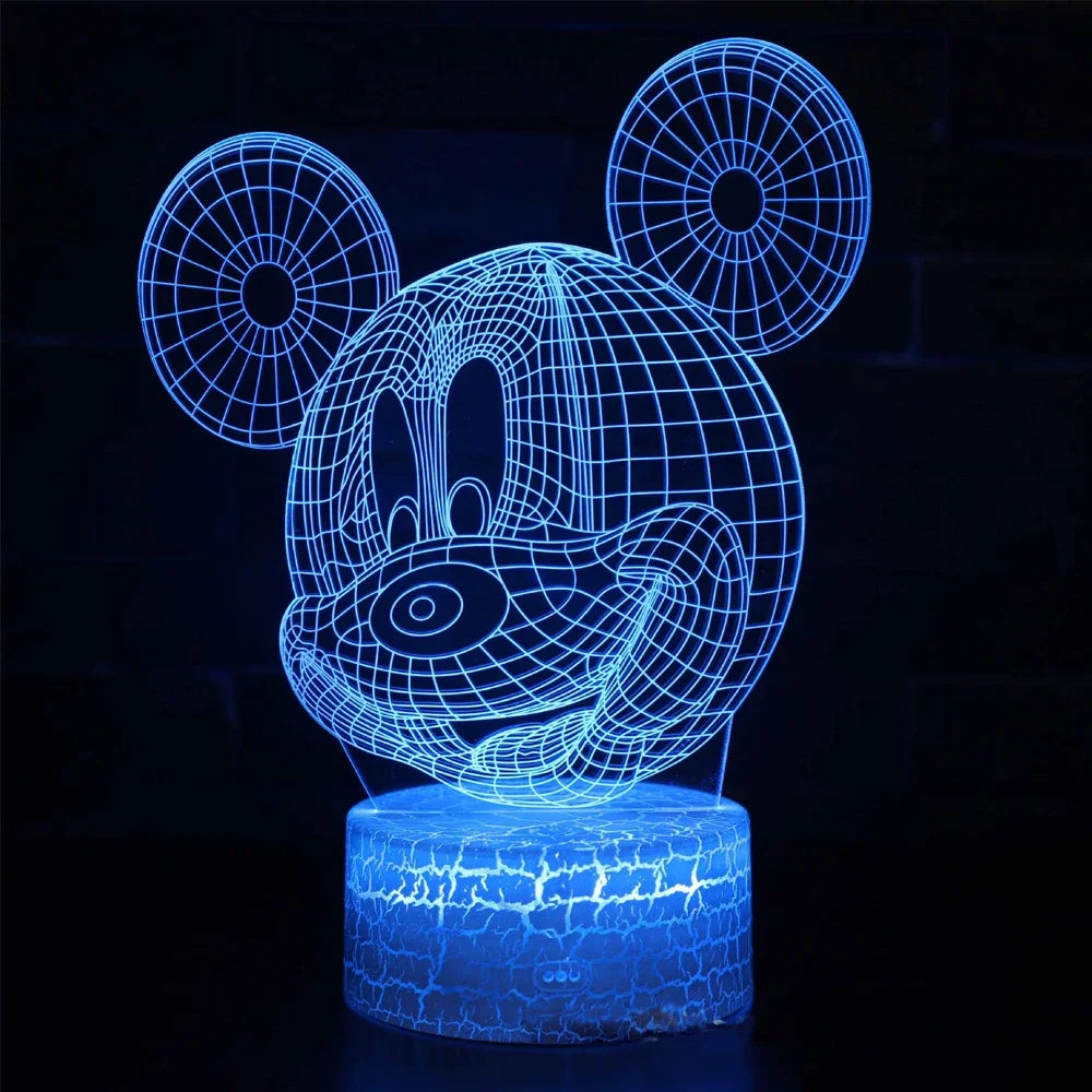 Mickey Mouse 3D Illusion Lamp