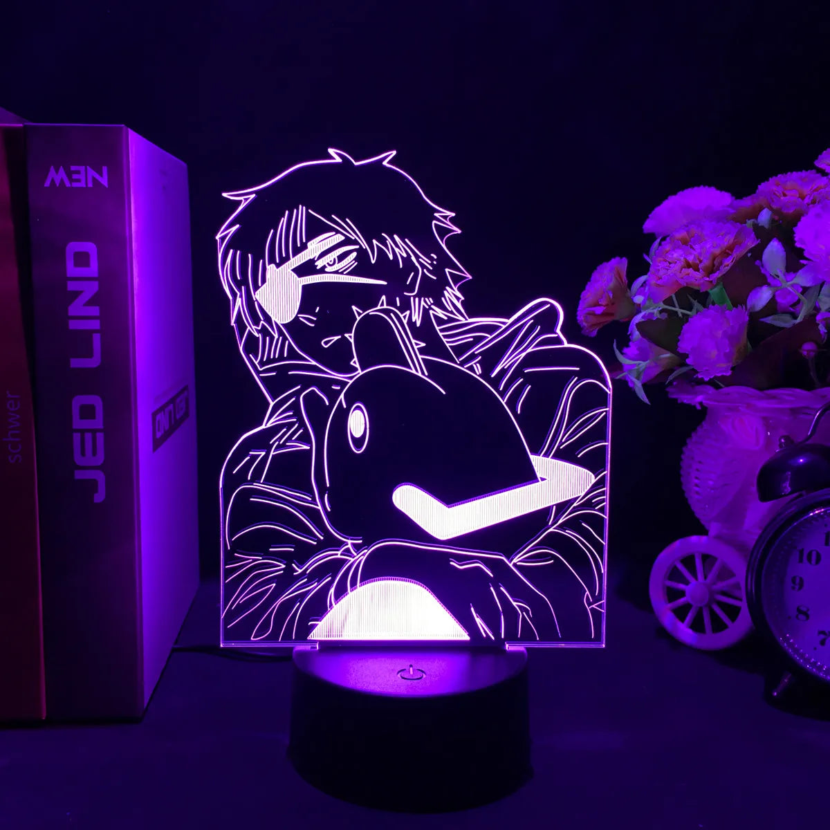 Chainsaw Man 3d Led Light Lamp