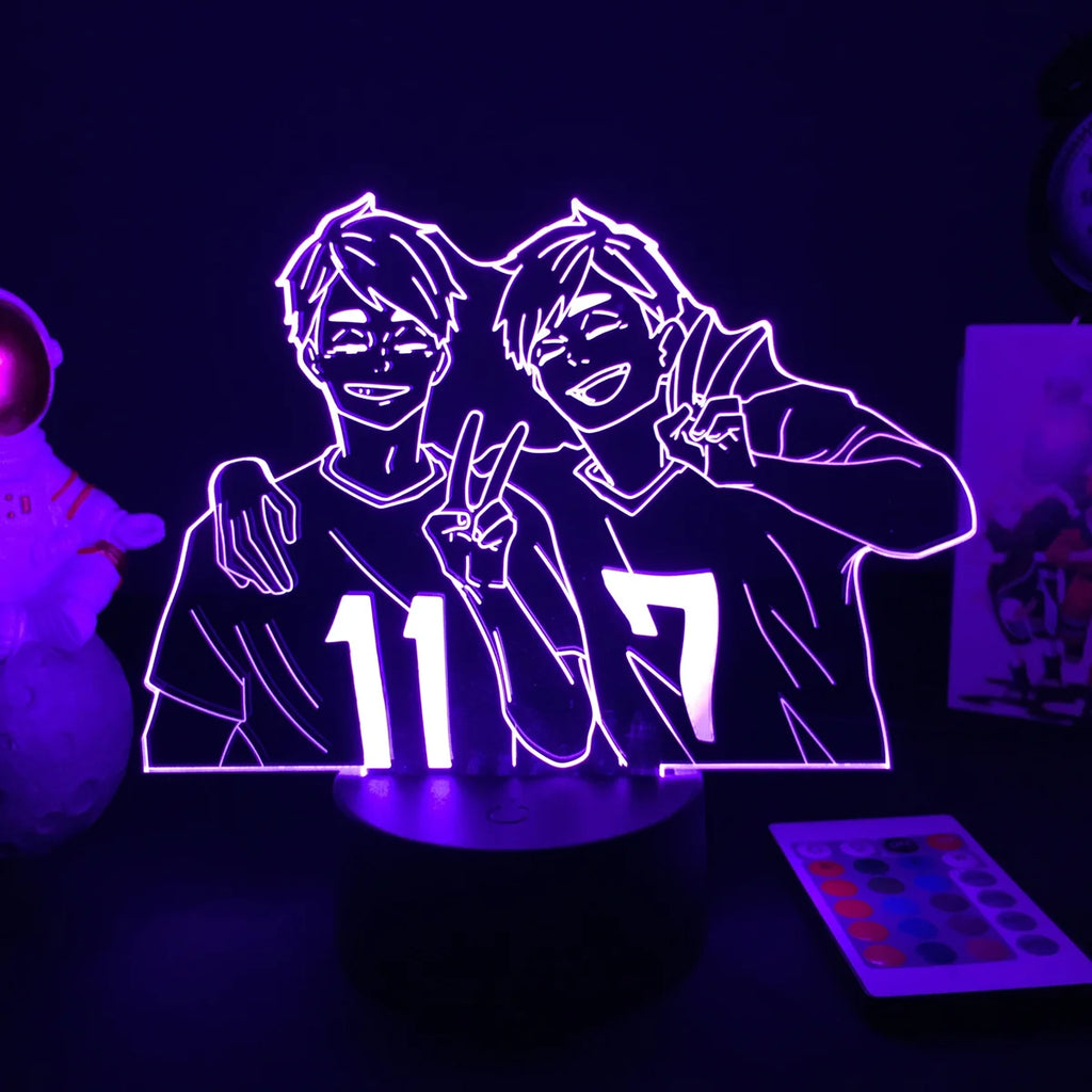 Haikyuu 3d LED Lamp