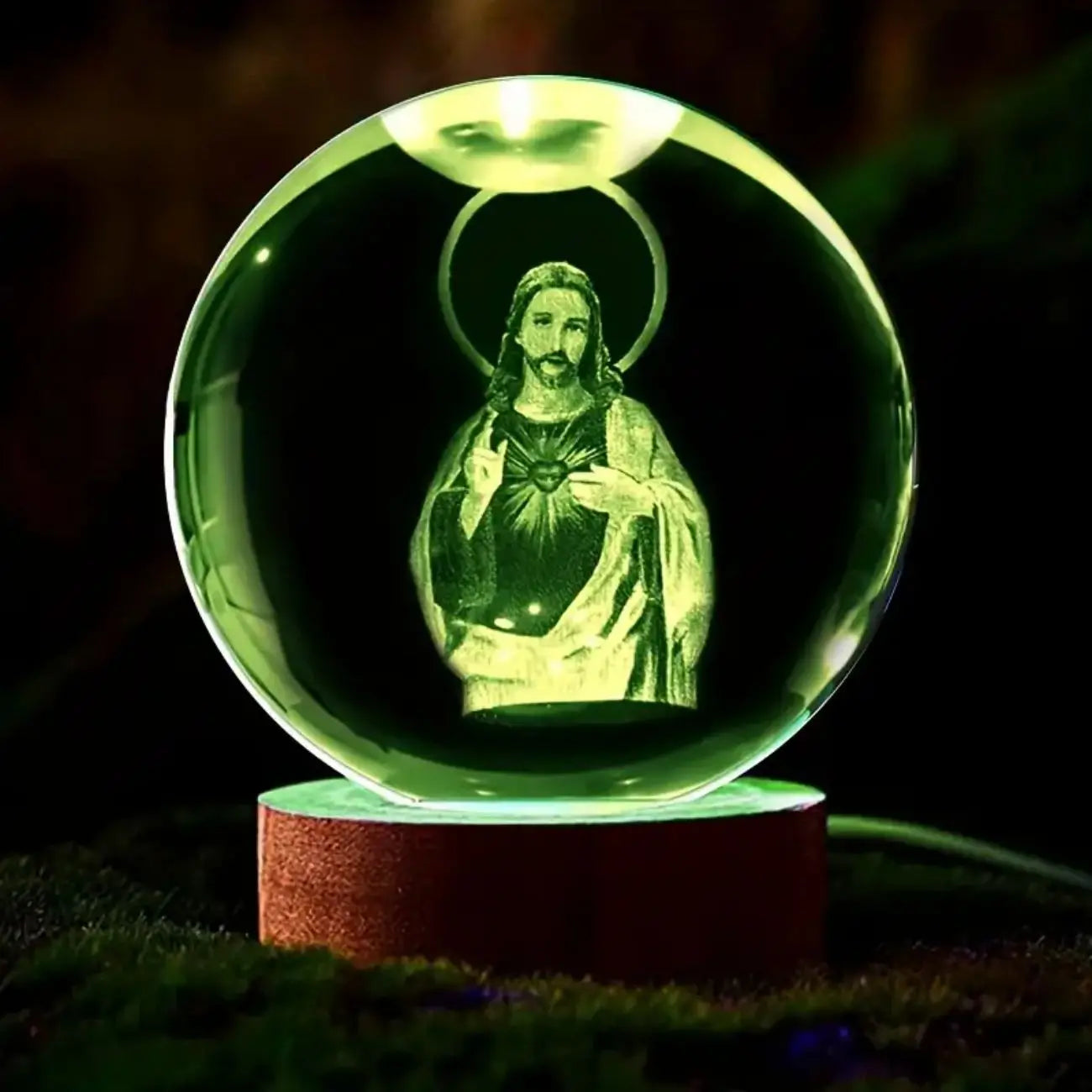 3D Jesus Crystal Ball
