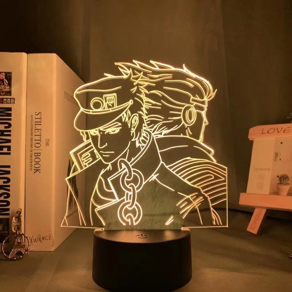 JoJo Bizarre Adventure 3d Night Light LED lamp