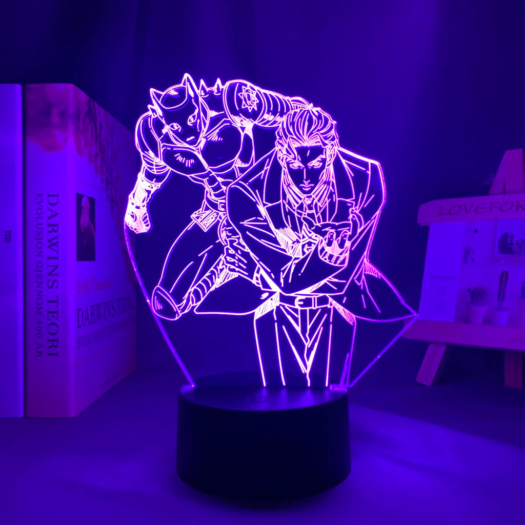 JoJo Bizarre Adventure 3d Night Light LED lamp