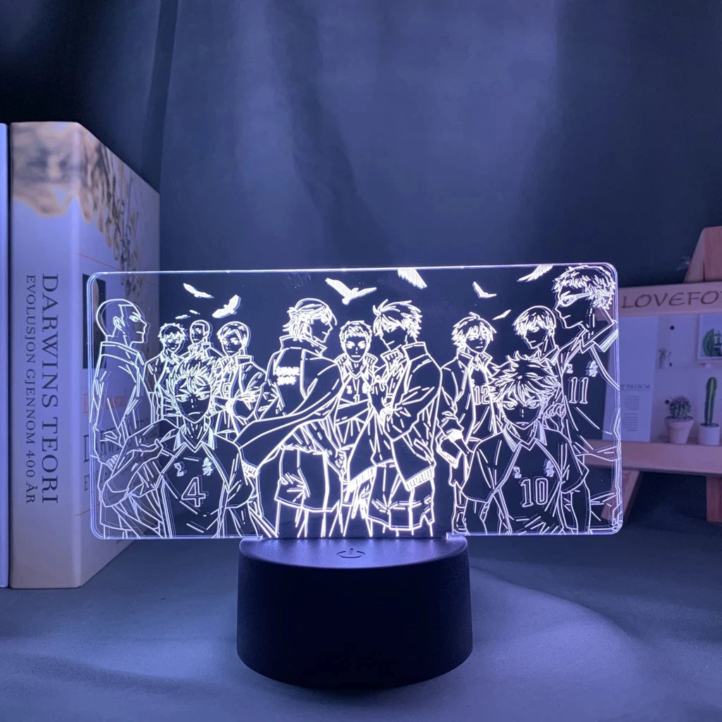 Haikyuu 3d LED Lamp