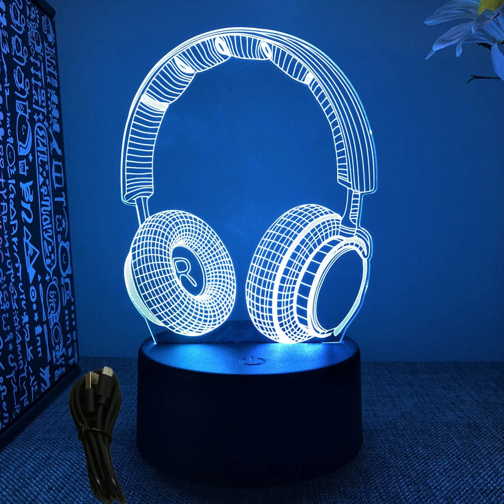 NEON GAMER 3D Lamp LED Night Light