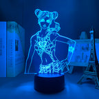 JoJo Bizarre Adventure 3d Night Light LED lamp
