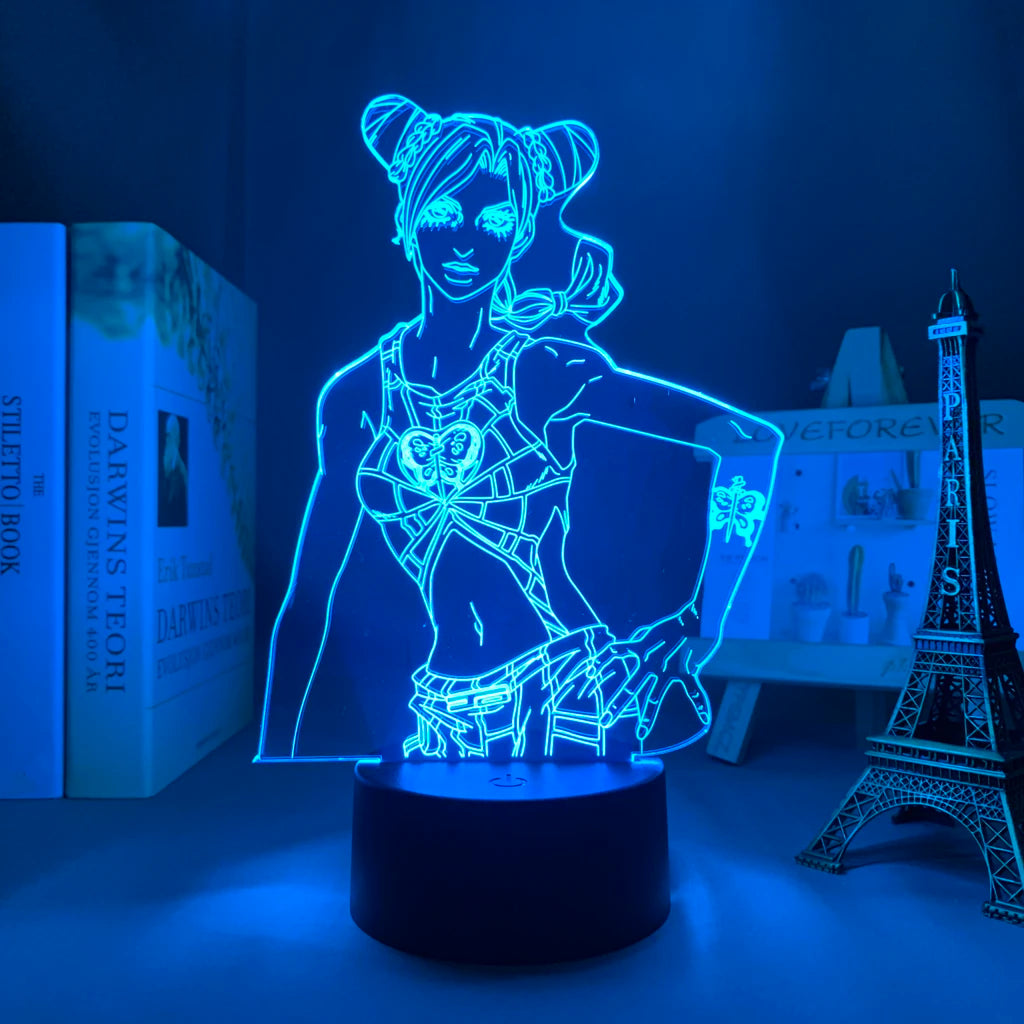 JoJo Bizarre Adventure 3d Night Light LED lamp