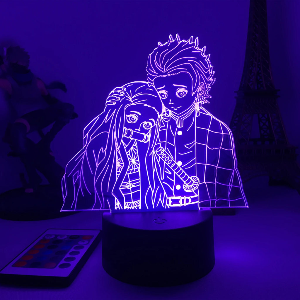 Kimetsu No Yaiba 3d LED Light Night
