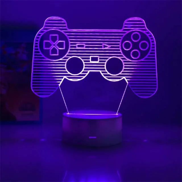 Gaming Setup RGB 3D LED Lamp