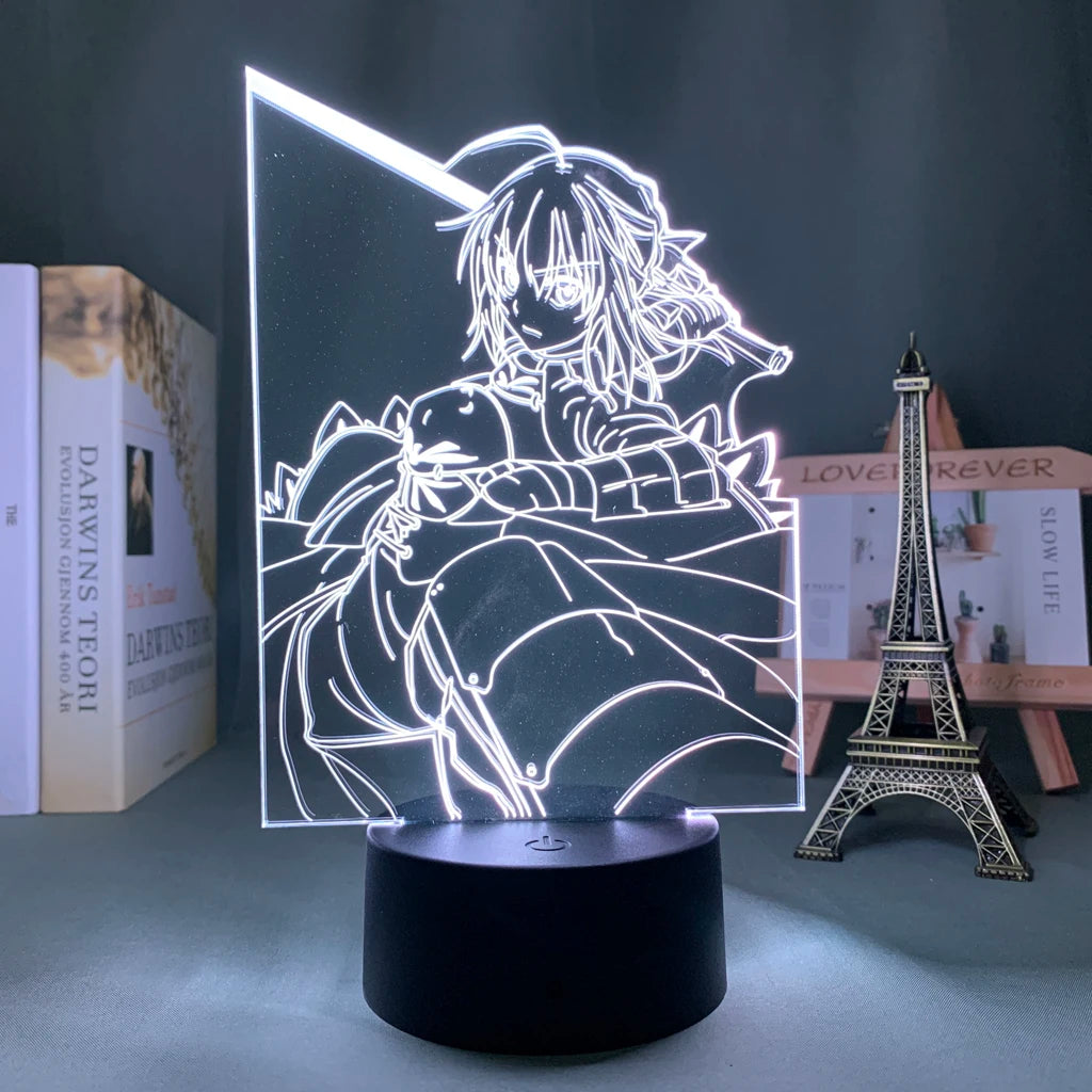 Fate Stay Night 3d LED Light