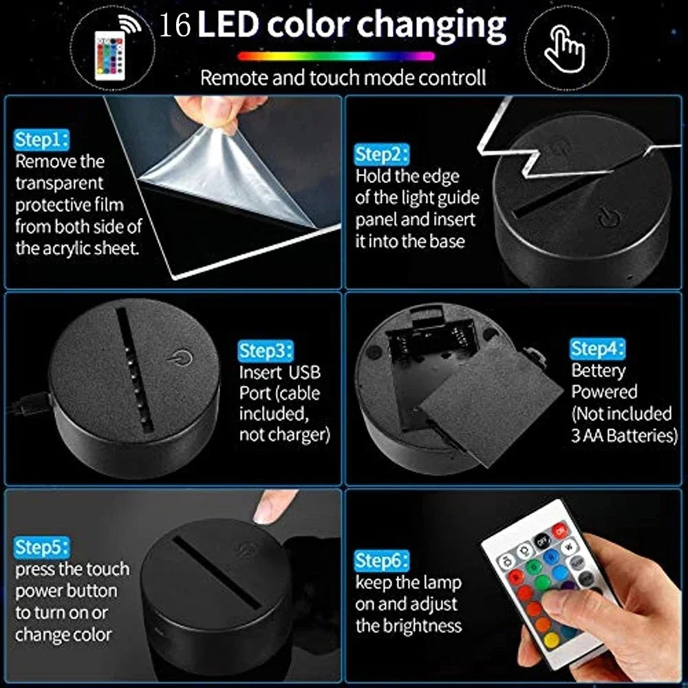 2024 Spiderman LED Night Lamp