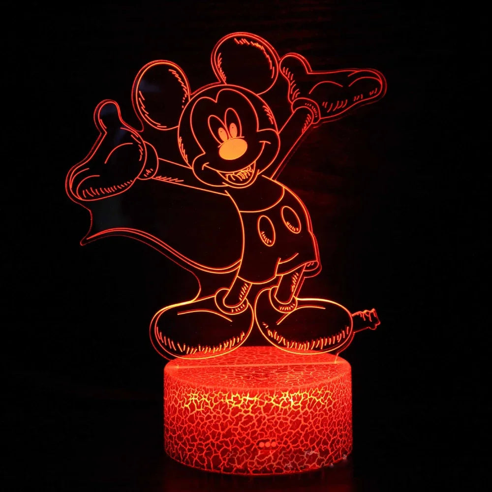 Mickey Mouse 3D Illusion Lamp