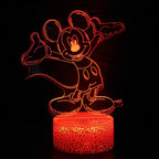 Mickey Mouse 3D Illusion Lamp