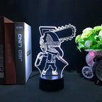 Chainsaw Man 3d Led Light Lamp