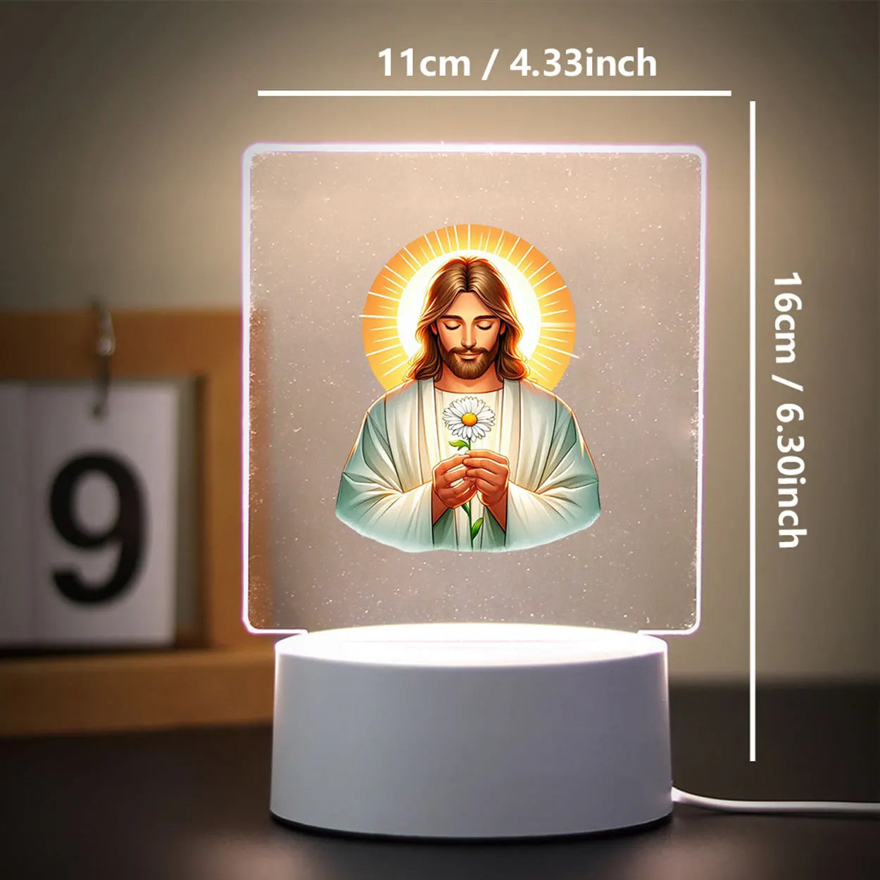 Religion 3D Night Light For Home Room Decoration