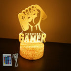 NEON GAMER 3D Lamp LED Night Light