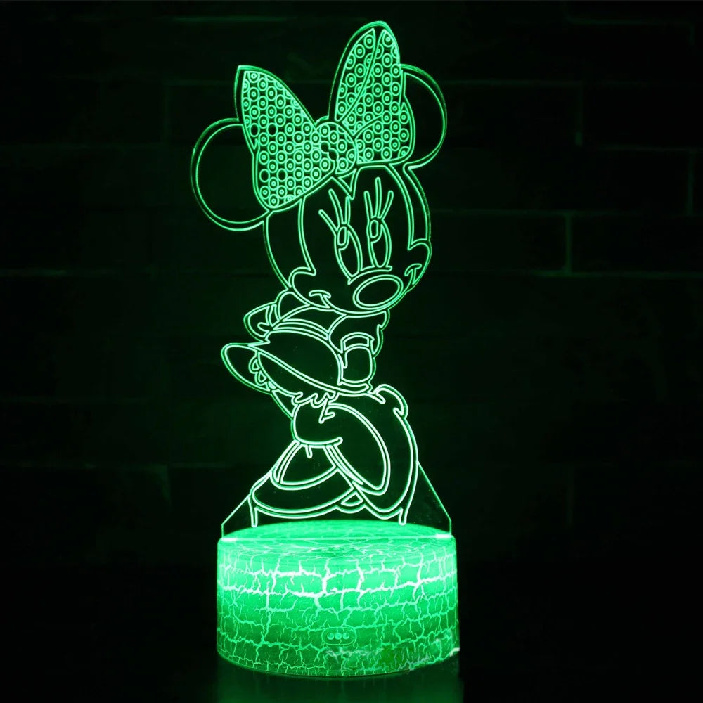 Mickey Mouse 3D Illusion Lamp