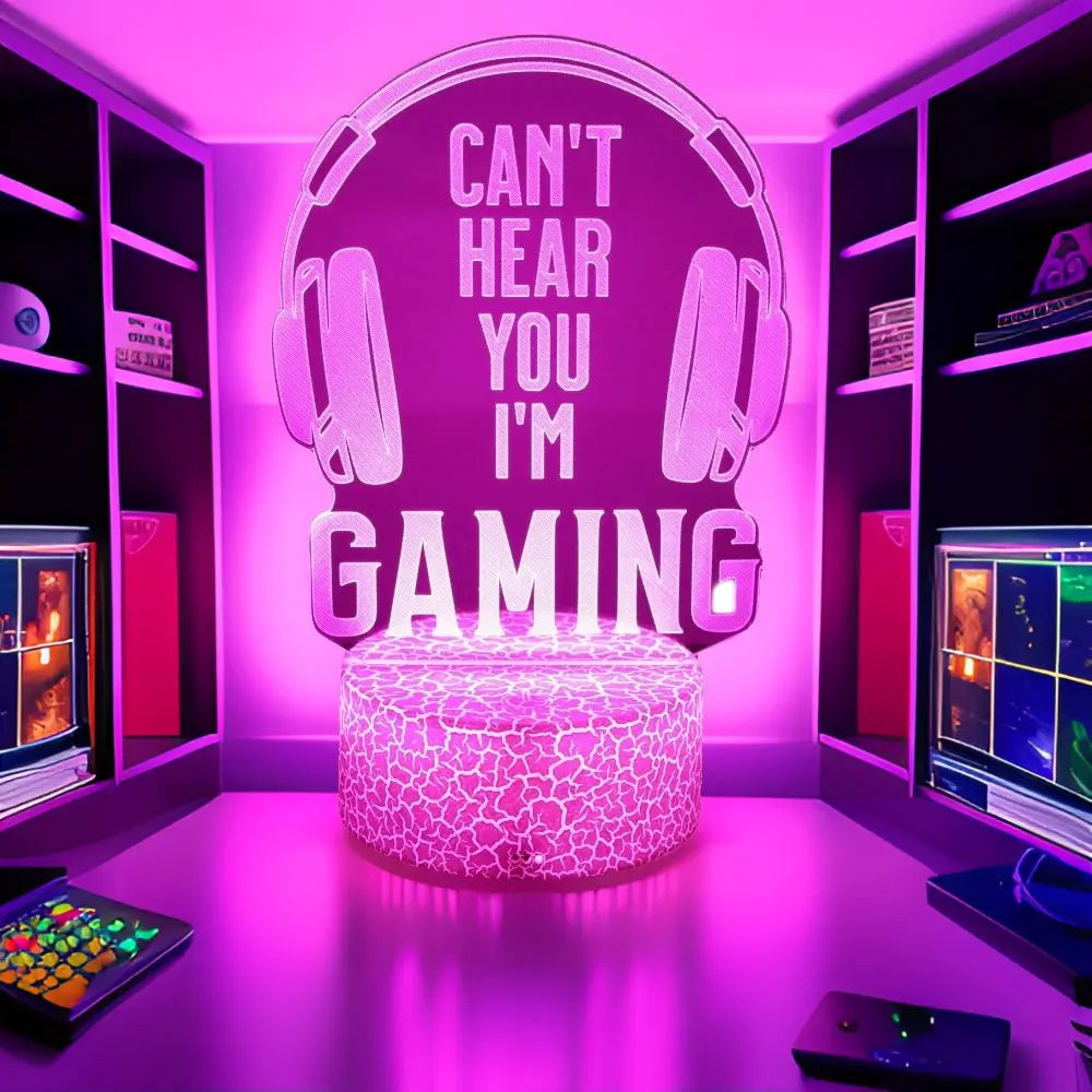 NEON GAMER 3D Lamp LED Night Light