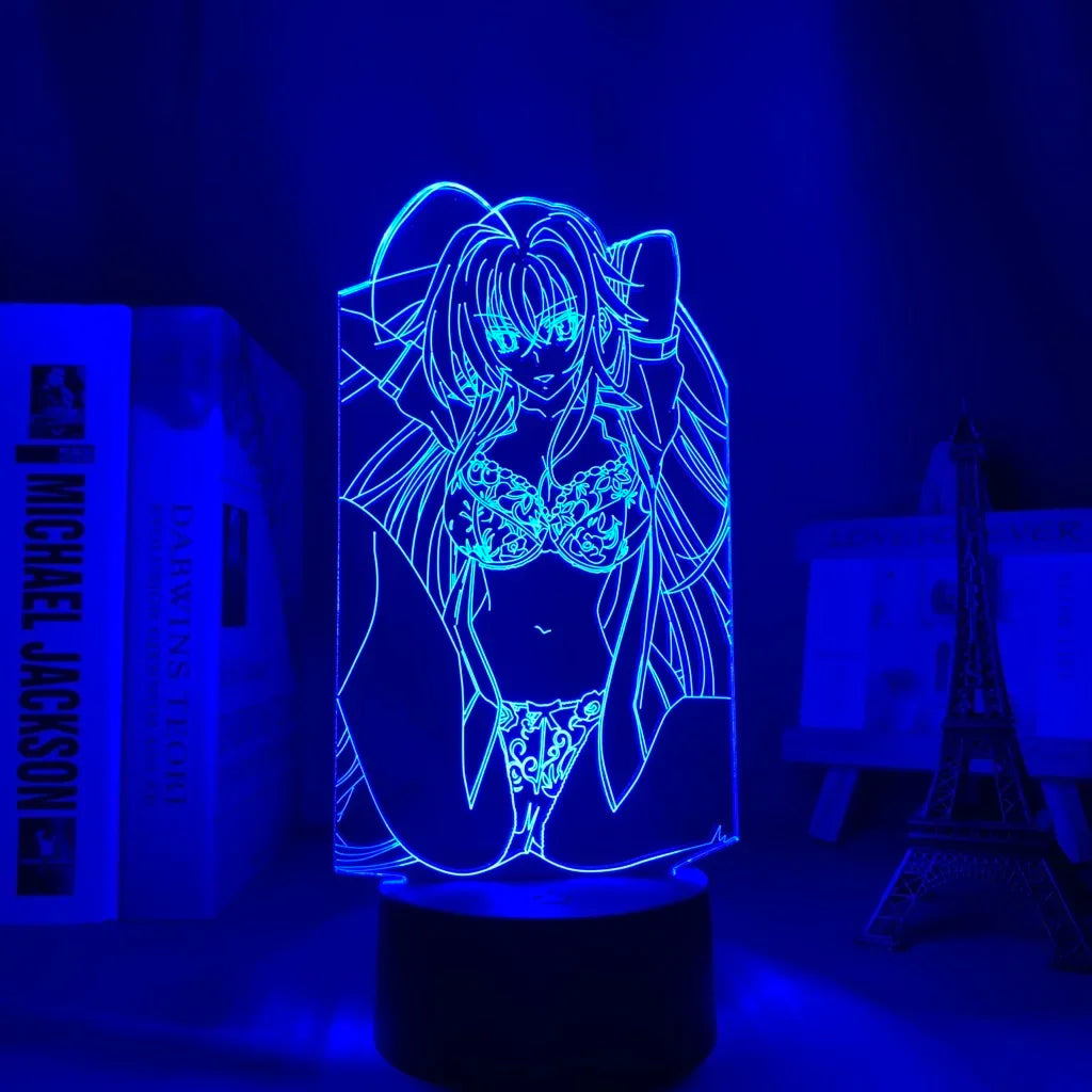 High School DxD 3D LED Lamp
