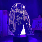 Anime Lamp Zero Two Figure