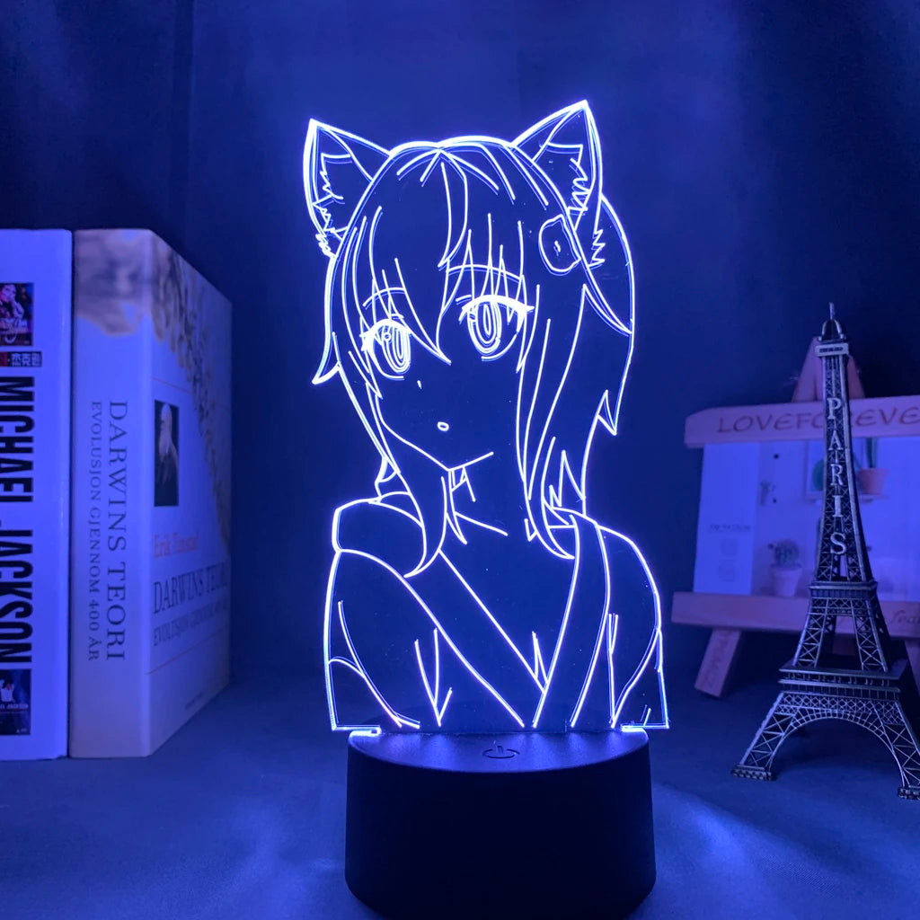 High School DxD 3D LED Lamp