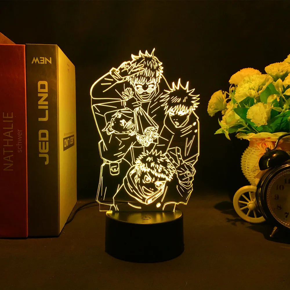 Jujutsu Kaisen Anime 3D Led Lamp