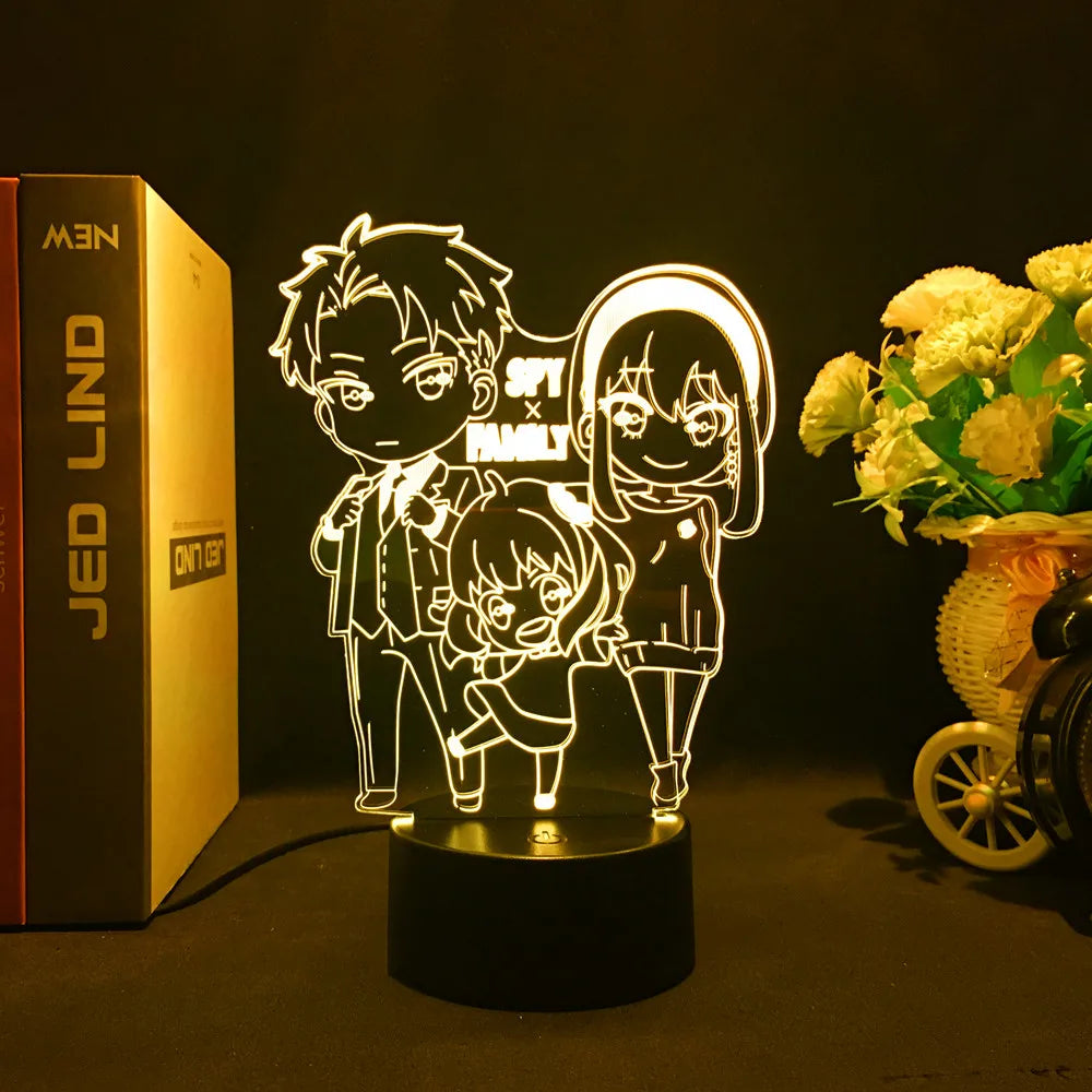 Spy X Family 3D Led Light Lamp
