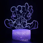 Mickey Mouse 3D Illusion Lamp